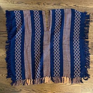 Free people knit poncho one size